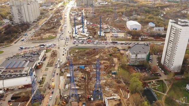 Самый скандальный участок ЮВХ или Юго-Восточная хорда участки 6/7/8 от Каширки до Котляковки (не 4К смотреть онлайн