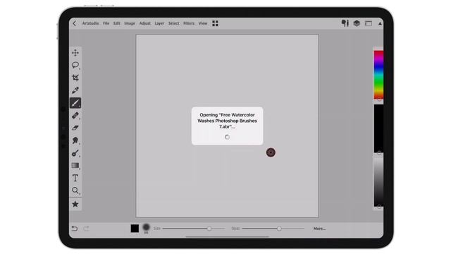 How to import brushes in Artstudio Pro смотреть онлайн