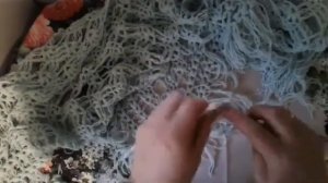 Видеоурок по вязанию крючком «Ажурная шаль»