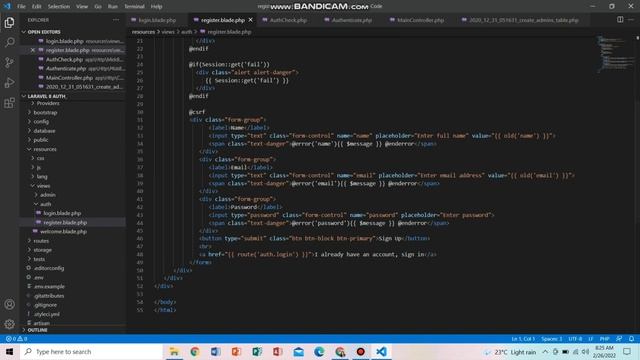 Activity 3 login interface using a PHP Laravel framework. смотреть онлайн