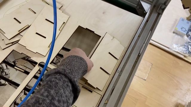 Лазерный станок на 1/2 листа фанеры|станина|рама смотреть онлайн