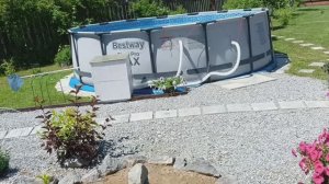 Чистим БАССЕЙН/ Нашли лучший способ/ Песочный ФИЛЬТР/ POLYSPHERE/ СИНТЕПОН