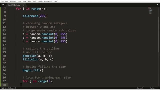 Beautiful Design in Python Turtle ! смотреть онлайн