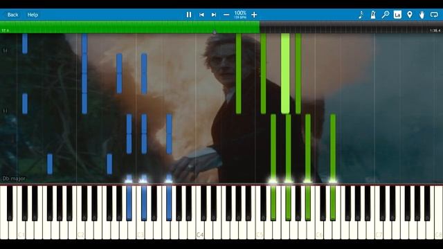 Every Single Time You Lose (Fighting The Cybermen) - Doctor Who [Synthesia Piano Tutorial] смотреть онлайн