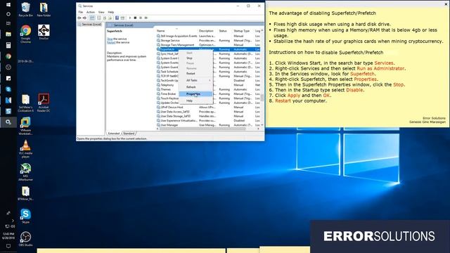 Disable Superfetch - Stabilize Windows 10 Speed And Mining Hash Rate By Disabling Superfetch