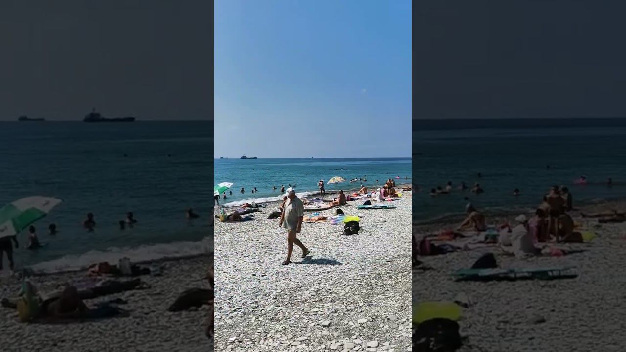 Пляж Приморье. Туапсе. Сейчас смотреть онлайн