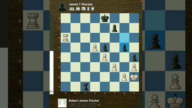 Robert James Fischer vs James Sherwin | Interzonal | Portoroz 1958 смотреть онлайн