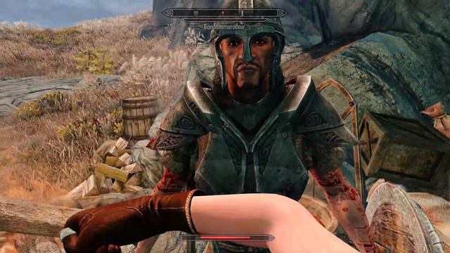 The Elder Scrolls V Skyrim Special Edition Wrestling with kill move. смотреть онлайн