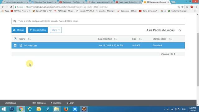 How to upload file to AWS s3 Storage using Java смотреть онлайн