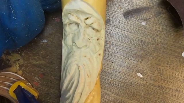 Woodcarving/Power Carving A Wood Spirit Walking Stick