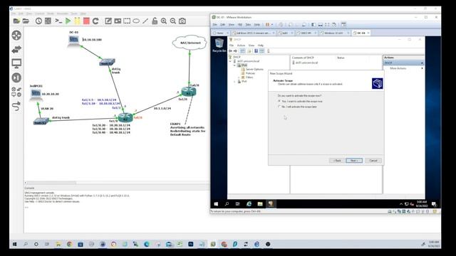 Windows DHCP Server Configuration | IP Helper Configuration on Cisco Router | DHCP Reservations смотреть онлайн