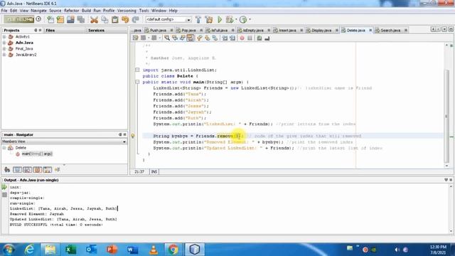 Activity3_Jose Linkedlist (Insert, Delete, Search, Display) смотреть онлайн