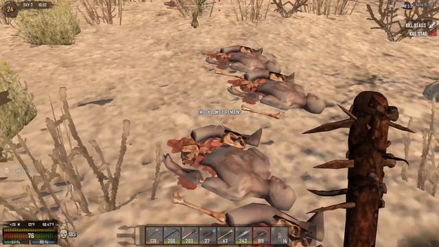 7 Days to Die | Bite marks in the Bricks S1 E5 - Body Count, A killing spree and my Toothy смотреть онлайн