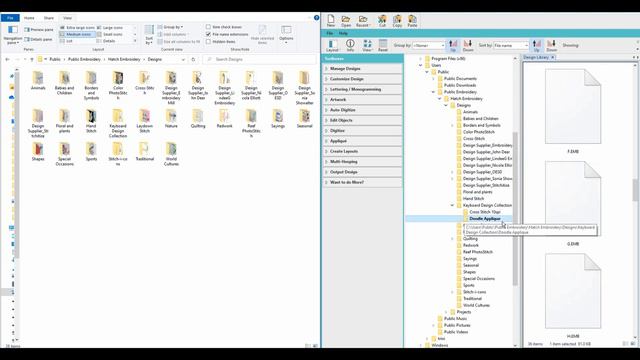 Fix File Explorer Folders Not Displaying As Thumbnails In Hatch Embroidery Software (Solved) смотреть онлайн