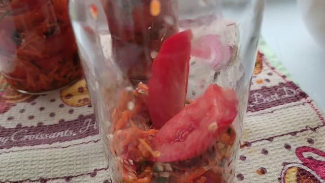 Вкуснейшие Помидоры по корейскии! Салат на Зиму. Tomatoes in Korean! смотреть онлайн