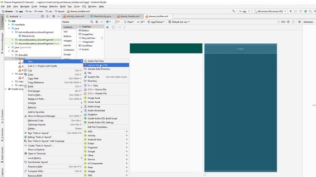 Navigation Drawer With Fragments (2020) | Part 1/4 | Android Studio Navigation Drawer Tutorial смотреть онлайн