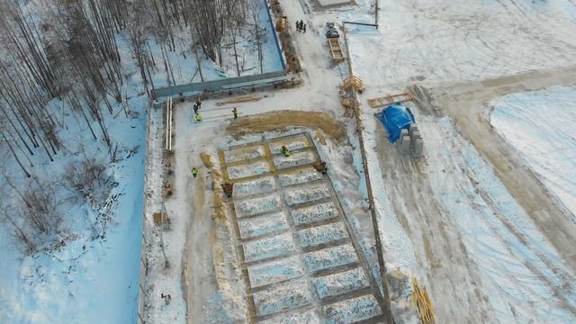 Стройка Зима HD КСПГ Тобольск