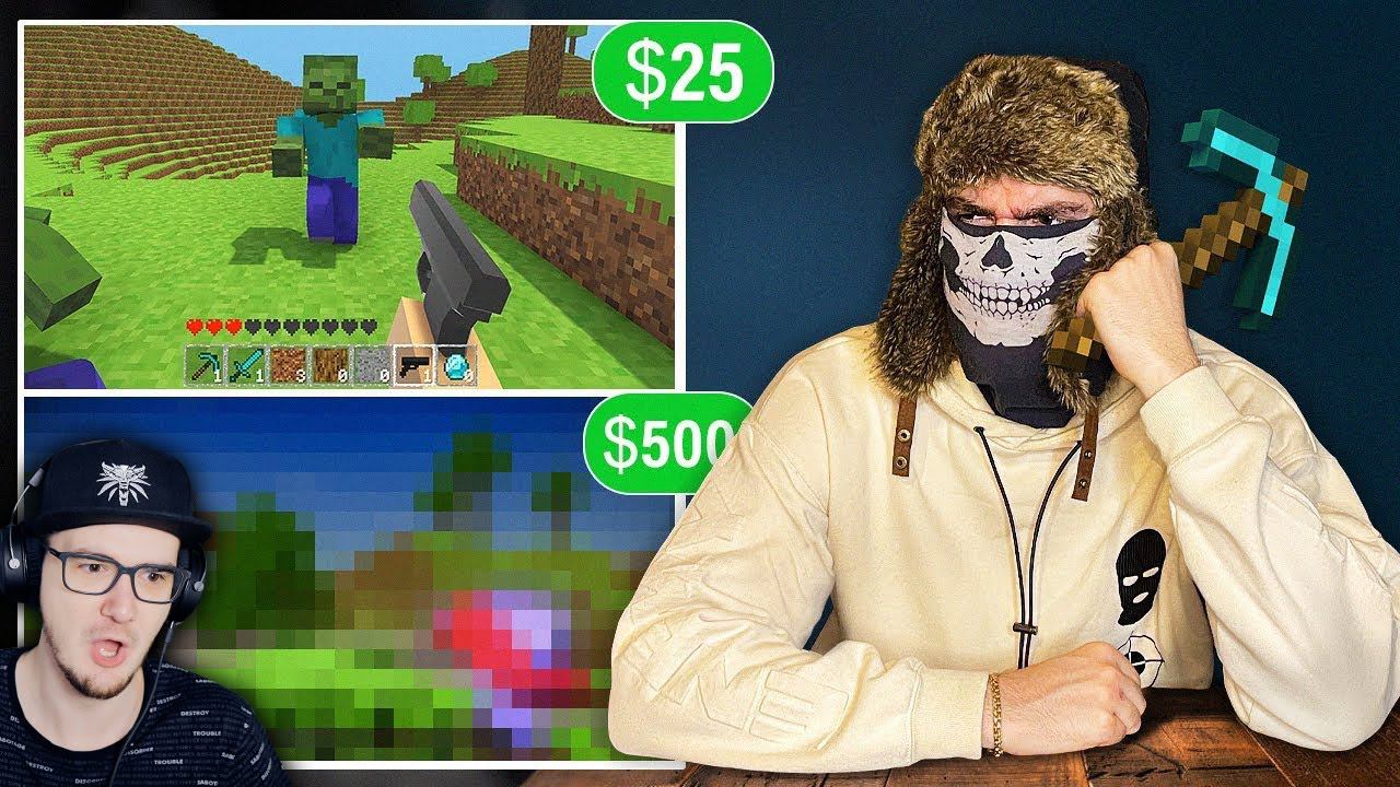 Заказал клон Майнкрафта за 25$, 50$ и 100$ и Вот что получил... ► King DM MineCraft Кинг | Реакция смотреть онлайн