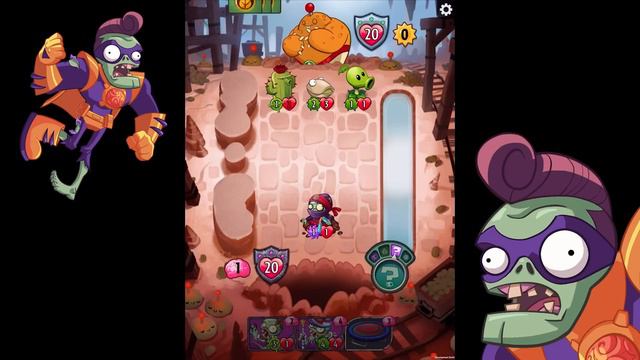 Plants vs. Zombies Heroes | Super Brainz Hero Gameplay смотреть онлайн