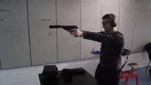 Стрельба. Глушитель. Сравнительня стрельба с глушителем