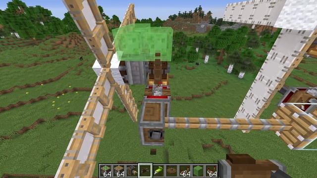 I made a wind powered airship in Minecraft. It actually works. смотреть онлайн