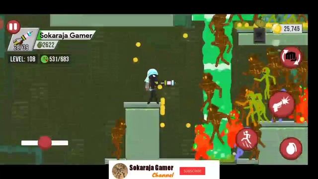 Zombie Sewer Chapter 6 Level 108 Stickman Zombie Shooter android game смотреть онлайн