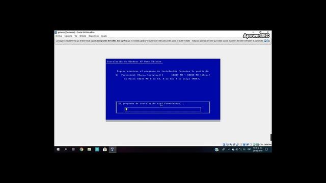 instalación de XP en la oracle vm virtualbox смотреть онлайн