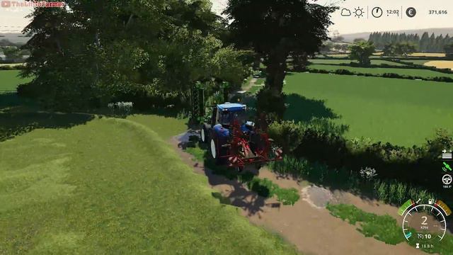 Mowing, Tedding, Raking & Baling Round & Square Hay Bales | Greenwich Valley #52 | FS19 4K TimeLaps