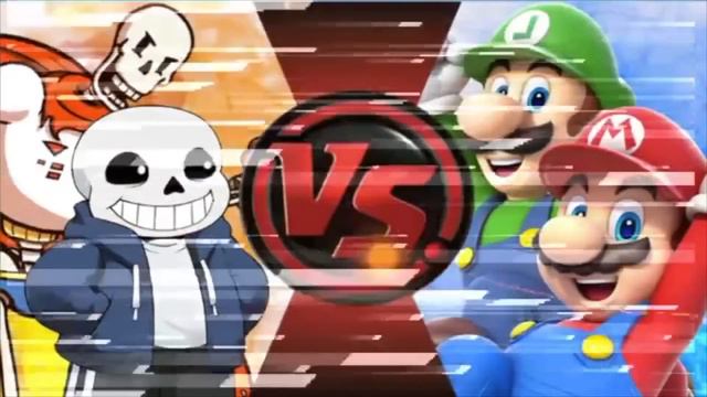 MARIO vs UNDERTALE TOTAL WAR! (Mario vs Sans, Undertale/Deltarune Animation) Cartoon Fight Rewind смотреть онлайн