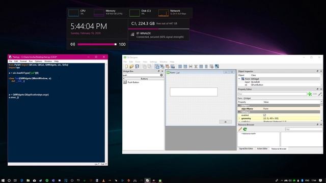 HOW TO Make A Basic Python GUI (PyQt5) смотреть онлайн