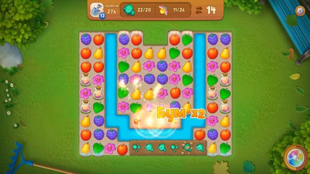 GardenScapes Level 276 Walkthrough смотреть онлайн
