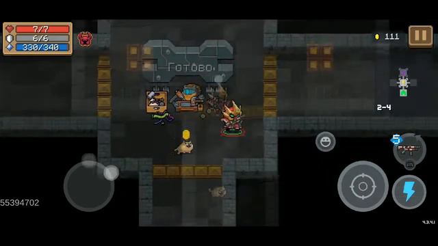 #1 Лучше оружие Soul knight: Розово-золотая снежная лиса. смотреть онлайн
