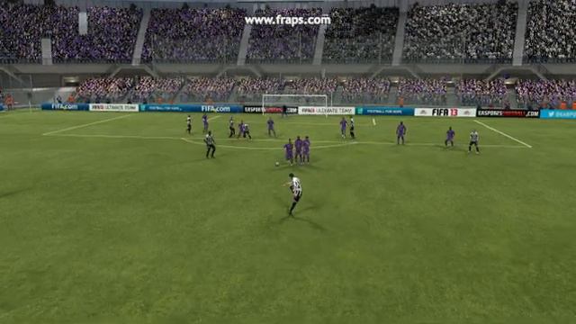 Гол со штрафного с 30 метров, fifa 13 смотреть онлайн