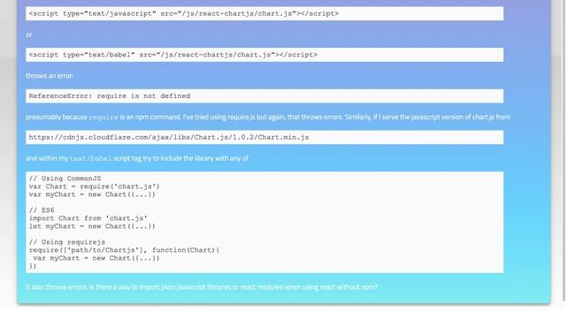 React without npm - is it possible to import libraries / modules? смотреть онлайн
