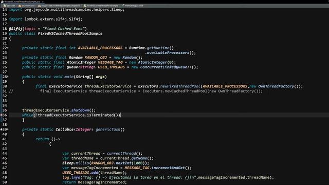Programación Multi-THREAD en Java | Fixed vs Cached | ThreadPool смотреть онлайн