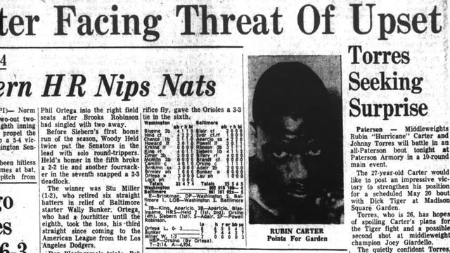 COVERING RUBIN ''Hurricane'' CARTER vs. JOHNNY TORRES April.30th.1965. смотреть онлайн