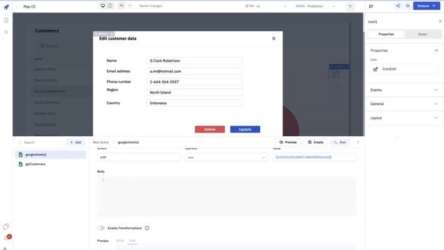 Building Apps with Google Sheets as Database | ToolJet, low code смотреть онлайн