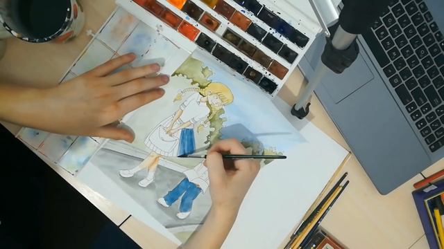 Drawing illustration/Рисование иллюстрации смотреть онлайн