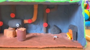 Остановить Бронепоезд ✅Т-35 вместе с Танком Менделеева и КВ-45 на Бронепоезде ✅Лепим из Пластилина