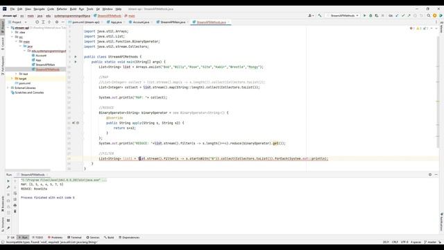 5.1 Java - Stream Functions смотреть онлайн