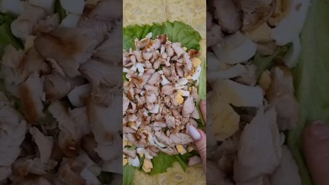 Домашняя Шаурма без вреда для вас #рецепт#шаурма#ппеда#вкусно#рецептшаурмы#еда#фастфуд смотреть онлайн