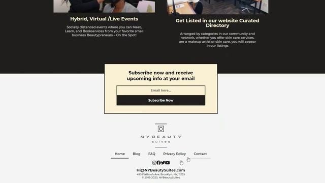 NY Beauty Suite Wordpress Website by Raylin смотреть онлайн