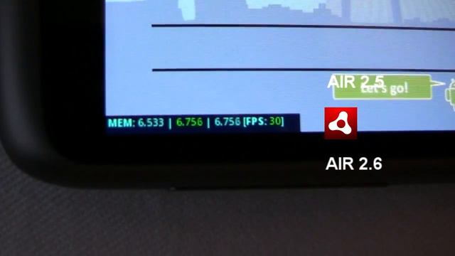 Jumping Droid in AIR 2.5 vs AIR 2.6 смотреть онлайн