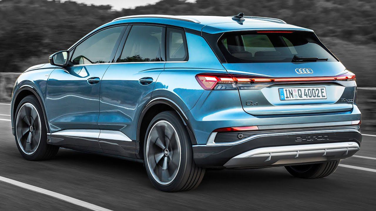 Audi Q4 Sportback e-tron 2022 - interior, exterior. смотреть онлайн