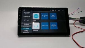 Обзор магнитолы 9" для установки в переходные рамки под автомобили. ANDROID 9.1, IPS , 2.5D