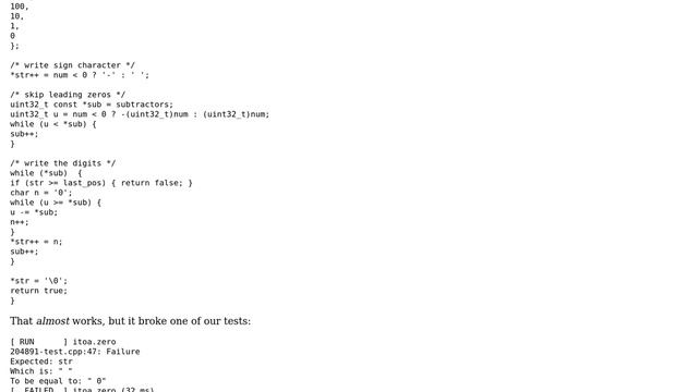 Code Review: Convert integer to decimal string (3 Solutions!!) смотреть онлайн