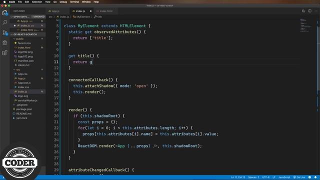 Custom Elements in React From Scratch смотреть онлайн