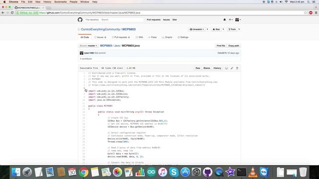 Raspberry Pi MCP9803 Temperature Sensor Java Tutorial смотреть онлайн