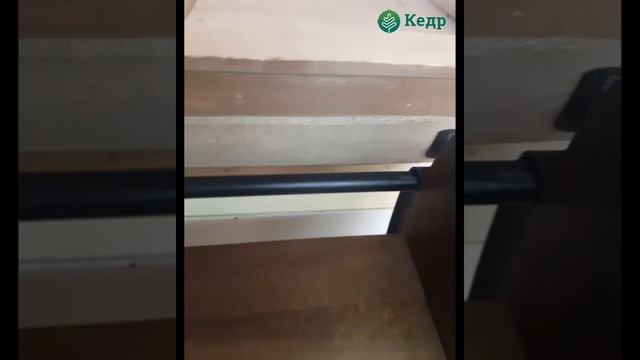 Лестница "Гусиный шаг" в Казани #кедрлестницы смотреть онлайн