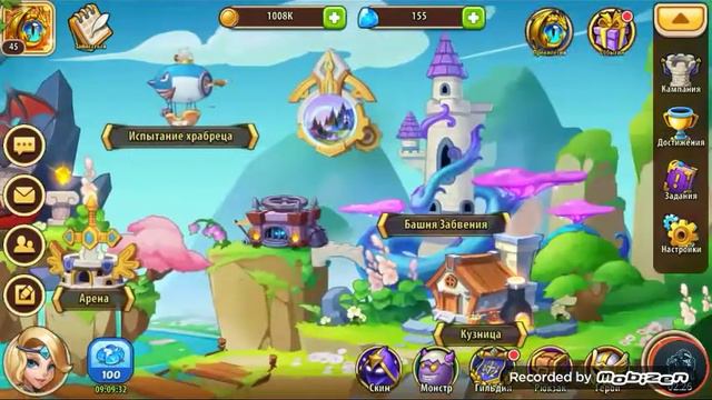 Как получить 5 звёзного персонажа и розоблочоение реклами idle heroes смотреть онлайн